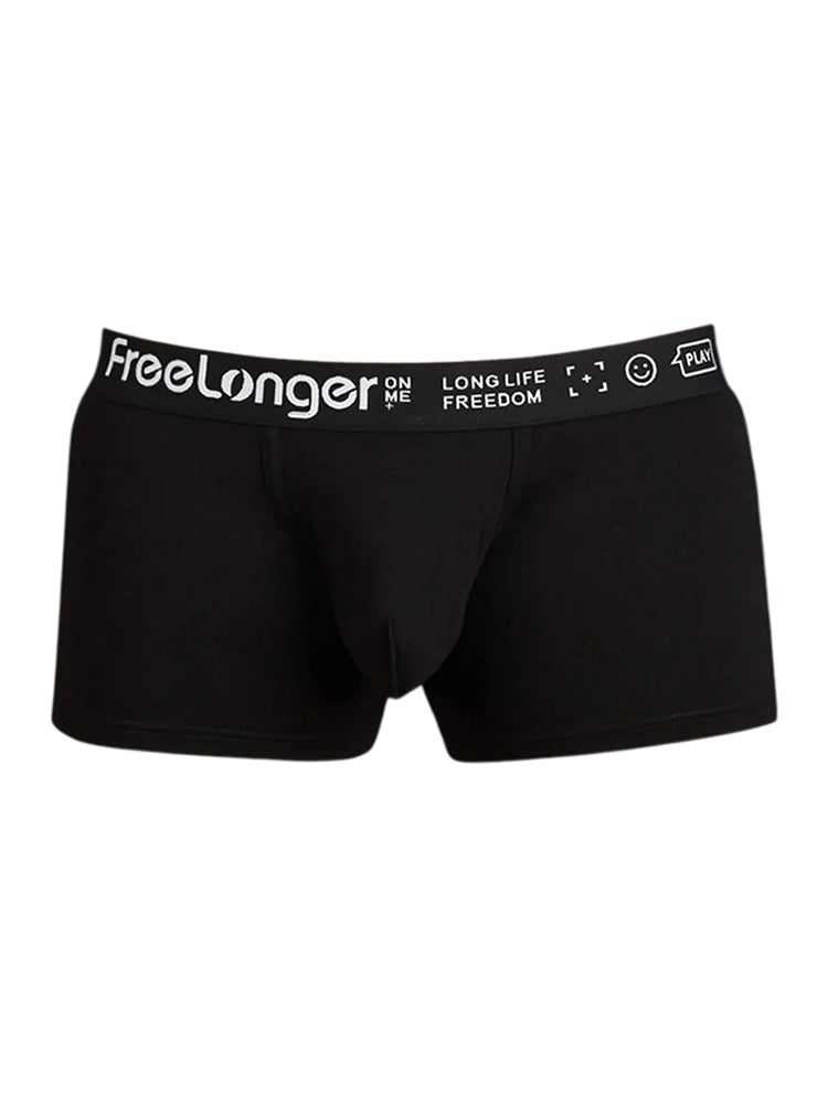 FreeLonger Men’s Soft Cotton Support Pouch Trunks