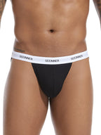3 Pack Men's Sporty Comfy Waistband Briefs