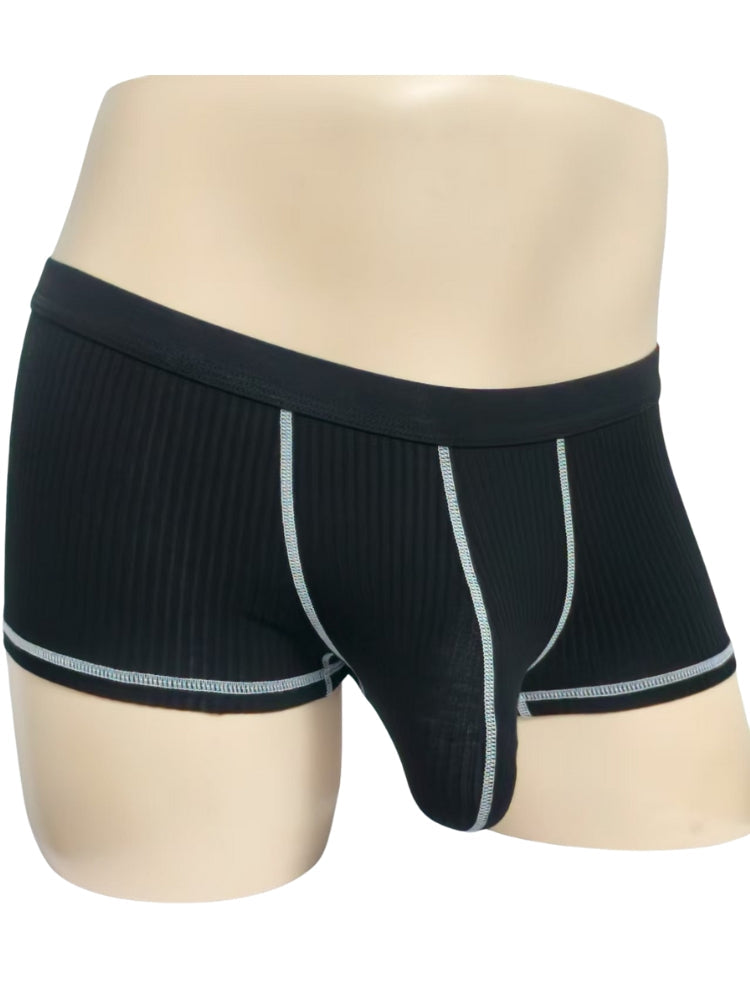 3 Pack Men's Ultra-Thin Cooling Large Supportive Pouch Breathable Low-Rise Trunks