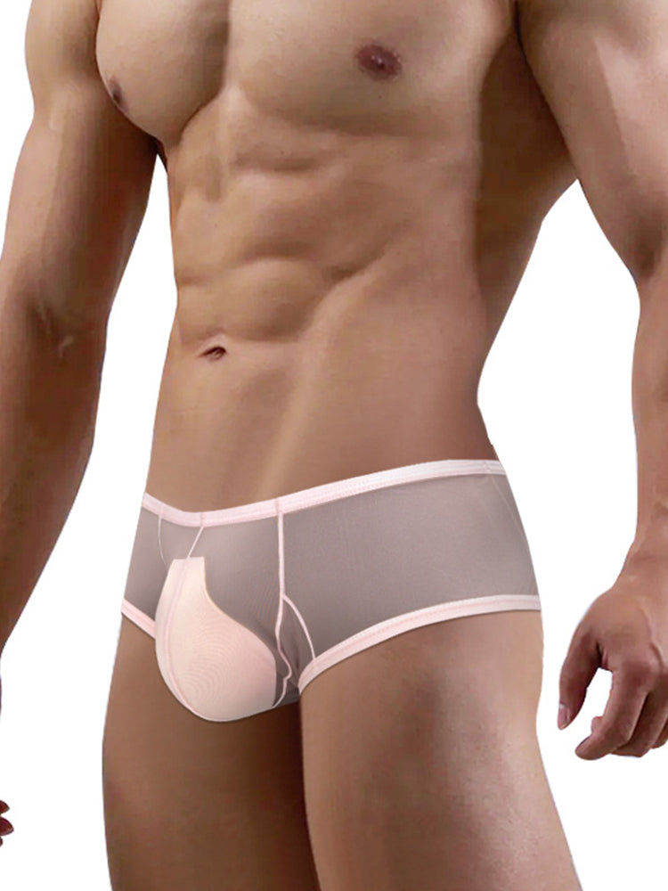 2 Pack Men's Breathable Sheer Elegance Quick-Dry Ultra-Soft Trunks