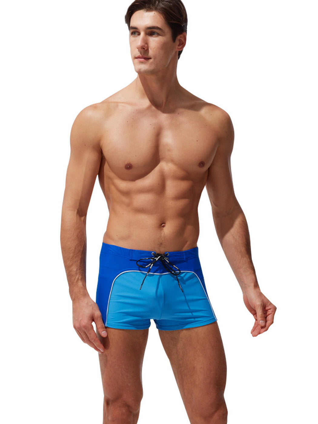 Men’s Smooth Wave Swim Trunk With Drawstring
