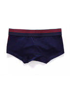 Men's Slim-Fit Cotton Trunks - Low Rise & Lifting Support