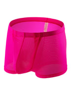 Men's Big Pouch U-convex Breathable Mesh Trunks