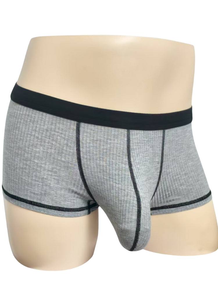 3 Pack Men's Ultra-Thin Cooling Large Supportive Pouch Breathable Low-Rise Trunks