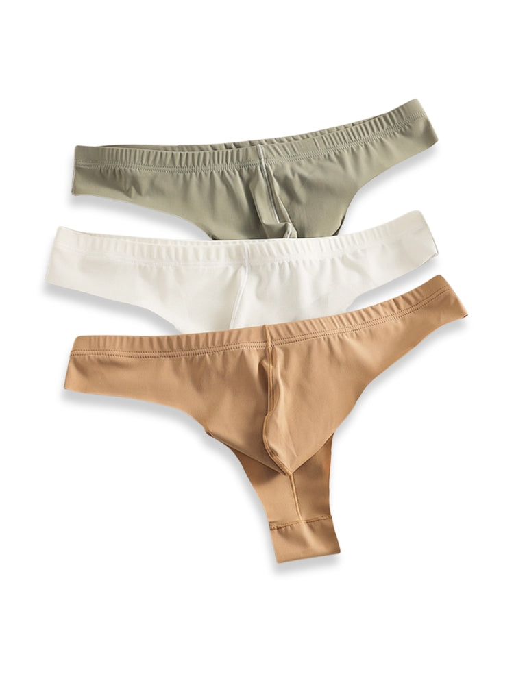 Men's Seamless Stretch Briefs – Ice Silk 4-Pack