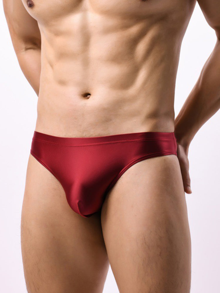 4 Pack Men's Skin-Friendly Cooling Touch Comfy Waistband Briefs