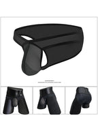 2 Pack Men's Ice Silk Breathable Sexy Low-Rise Anti-Odor Briefs