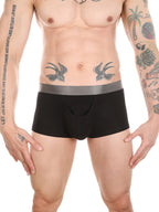 Men’s Dual Ball Pouch Trunks With Fly Front