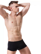 Lightweight Breathable Ice Silk U Contoured Boxers for Men