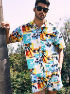 Men’s Beach Summer Holiday Patterned Sets