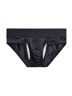 2 Pack Men's Mesh Sport Separate Pouch Breathable Lift & Support Design Briefs