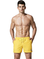 Men’s Neon Drawstring Swim Board Shorts