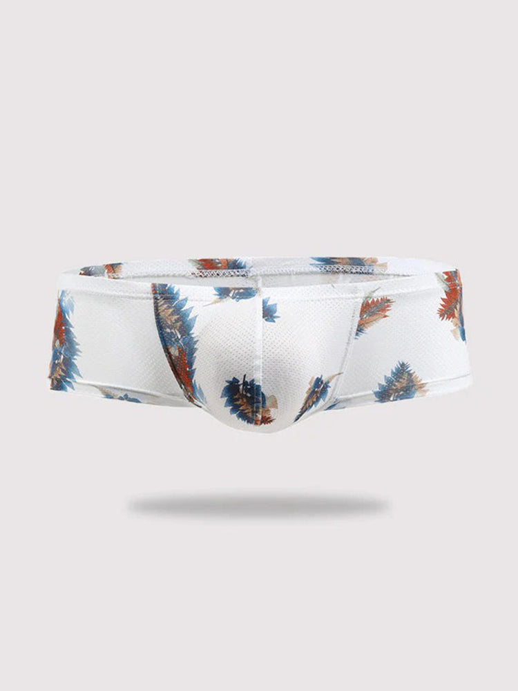 4 Pack Men's U-Pouch Low-Rise Moisture-Wicking Trunks