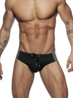 Men's Removable Pad Swim Brief with Drawstring