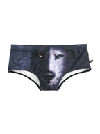 Men's Low-Rise Stylish Animal Print Swim Briefs