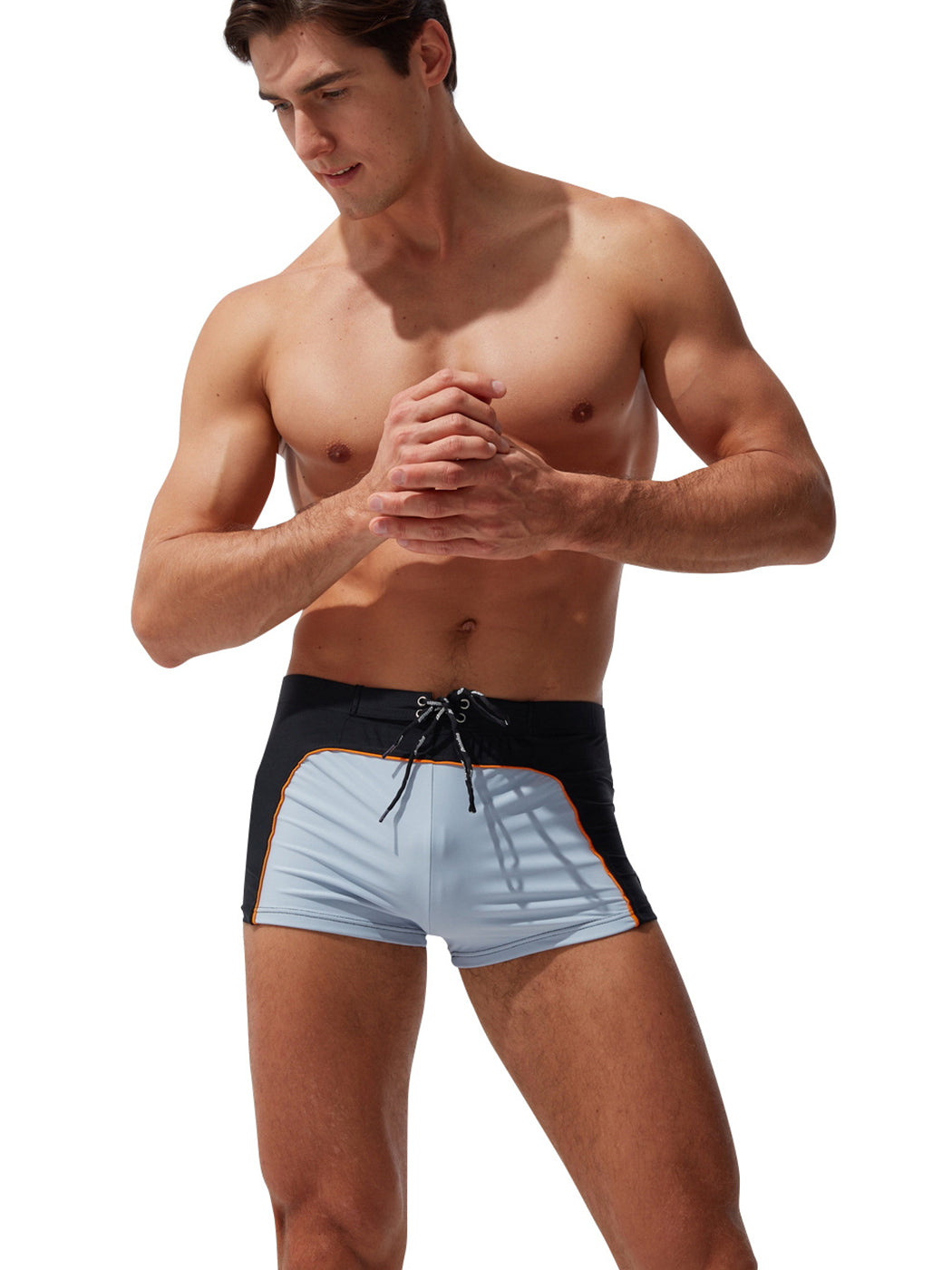 Men’s Smooth Wave Swim Trunk With Drawstring