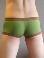 2 Pack Men's Separated Ball Pouch Trunks With Fly