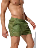 Men's Non-Lined Translucent Sexy Beach Shorts