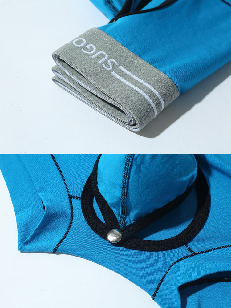 2 Pack Men's Detachable Pouch Breathable Boxer Briefs