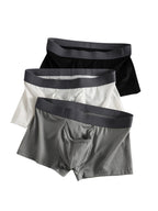 3 Pack Men's Ice Silk Front Split Pouch Breathable Mesh Cooling Comfort Trunks