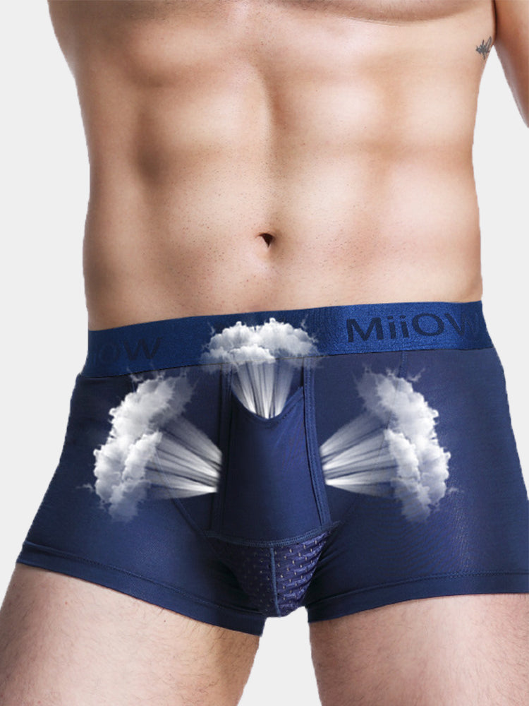 Aoelemen 2 Pack Separate Dual Support Pouch Men's Underwear