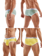 2 Pack Men's Thread Cotton Pouch Briefs