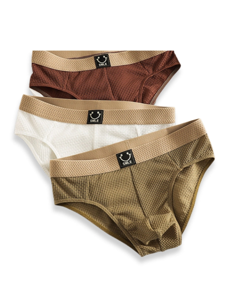 4-pack Men's Anti-Chafing Odor-Control Comfy Waistband Briefs