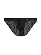 Men's Low-rise Mesh U-shaped Convex Pocket Sports Briefs