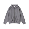 Patchwork zip jacket Gray