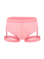Men’s Sexy Solid Color Suspender Briefs