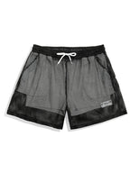 Mens Mesh Loose See Through Swim Shorts