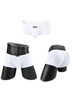 2 Pack Men's Comfy Low-rise Contoured Pouch Trunks