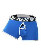 2 Pack Men's Sexy Modal Trunks with Open Front & Back and Removable Pouch