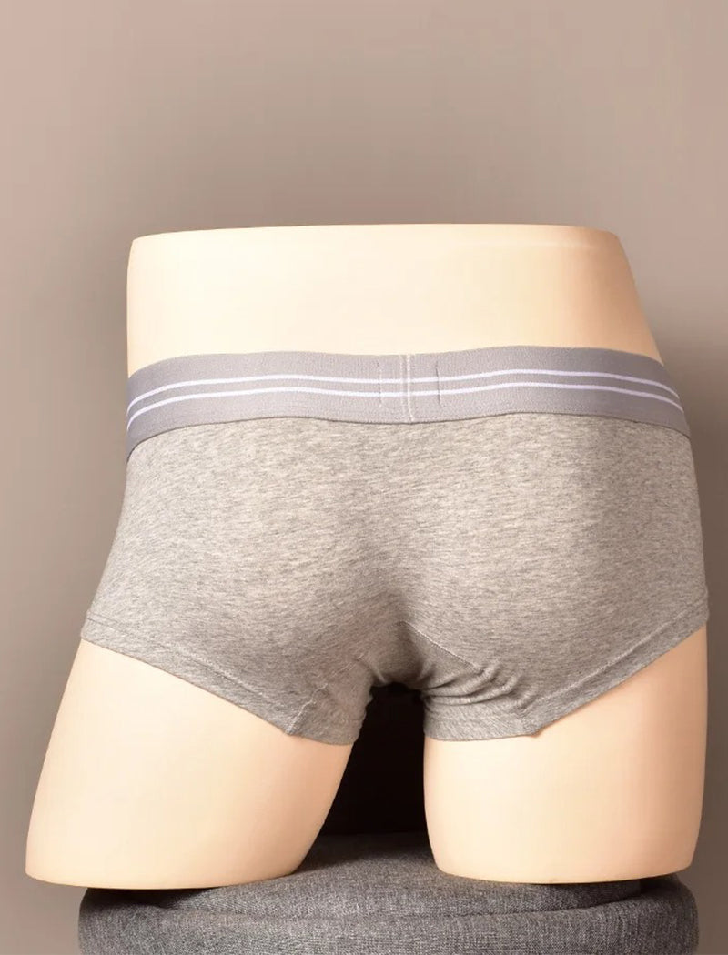 3 Pack Men’s Sexy Cutout Trunks with Lift-up Pouch