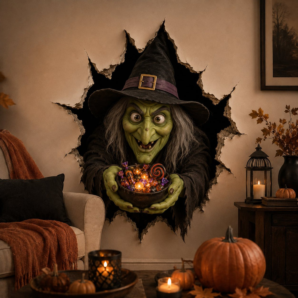 🧙Halloween Break-In 3D Wall Decals