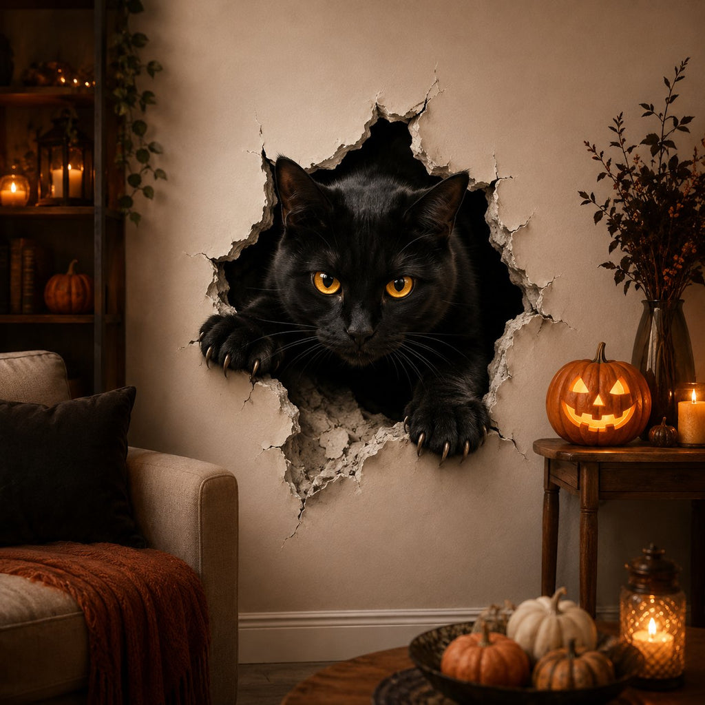 🧙Halloween Break-In 3D Wall Decals