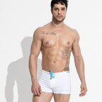 Men's Sexy Breathable Boxer Swim Trunks