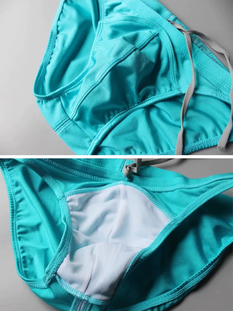 Men’s Sexy Low-rise Shiny Swim Briefs