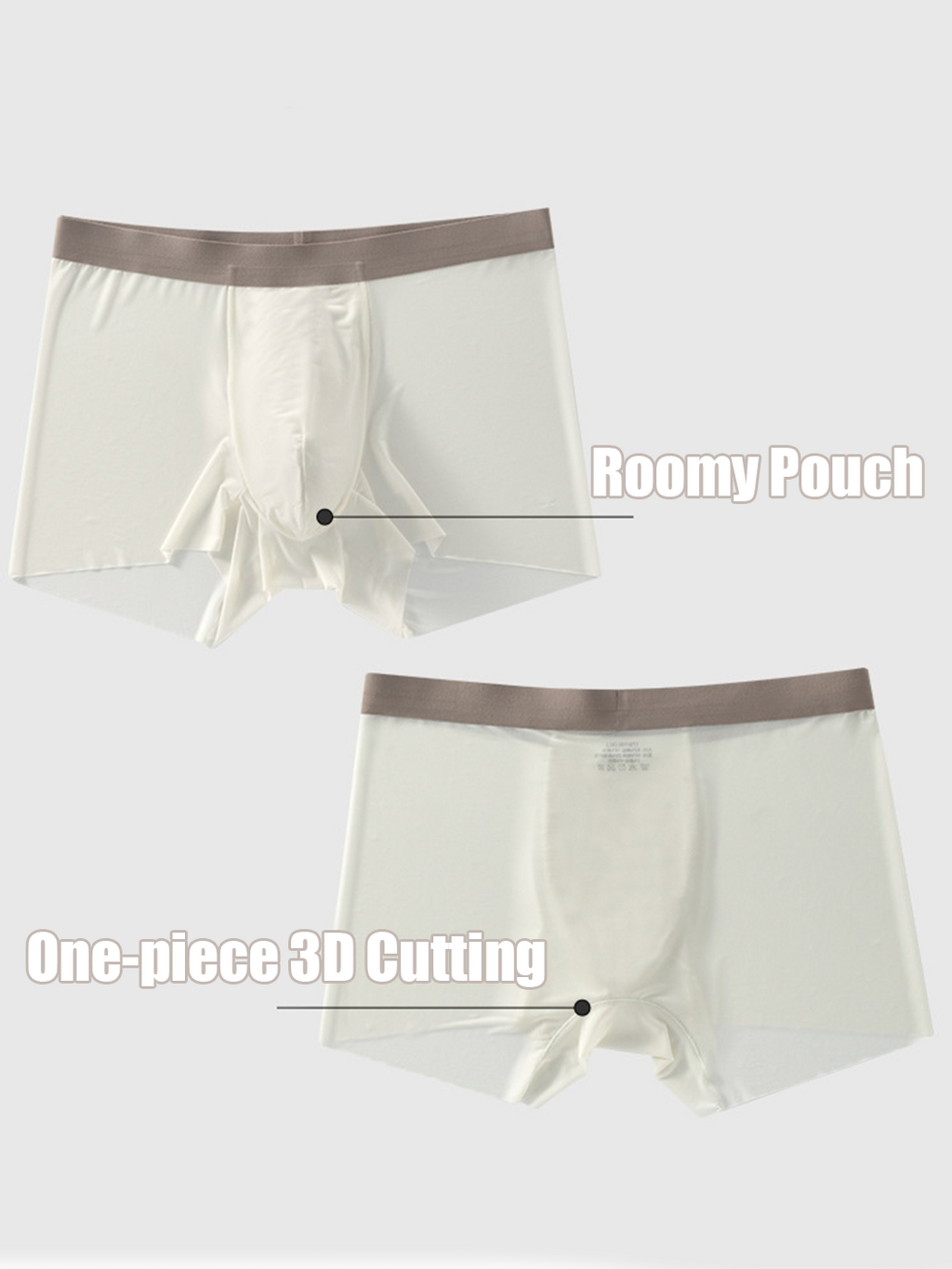 3 Pack Men’s Ultra-thin Seamless Trunks