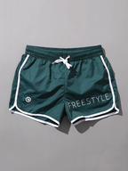 Men’s Waistband Drawstring Beach Swim Shorts