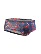 Men's Sexy Botanical Printed Mesh Underwear