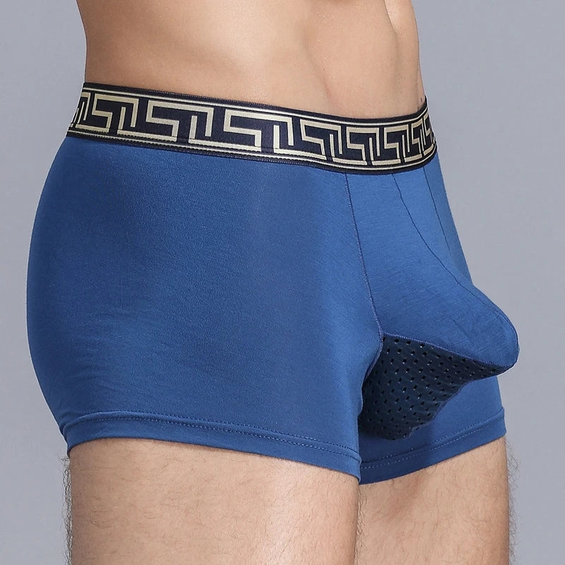 4 Pack Separate Ball Pouch Breathable Trunks