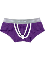 3 Pack Men’s Sexy Cutout Trunks with Lift-up Pouch