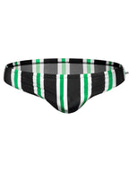 Men's Swimwear Contrast Striped Swim Briefs