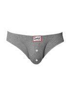 2 Pack Men's Premium Comfortable Fabric Low-Rise U-Shaped Briefs