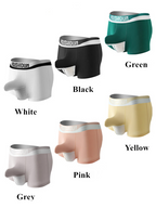 3 Pack Men's Comfy Cotton Dual Pouch Underwear