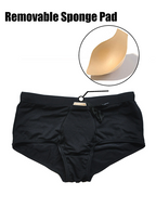 Men's Solid Color Swim Trunks