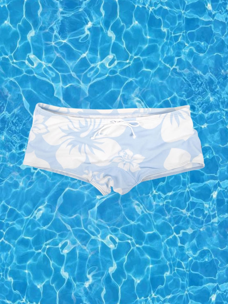 Men's Lightweight Low-Rise Bold Prints Swim Briefs & Trunks