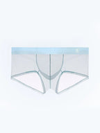Men’s Sheer Mesh Trunks with U-Shaped Support Pouch