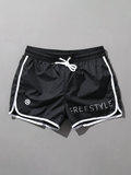 Men’s Waistband Drawstring Beach Swim Shorts
